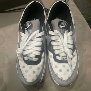 Nike Air Max 90 Polka Dot Grey Size 5Y